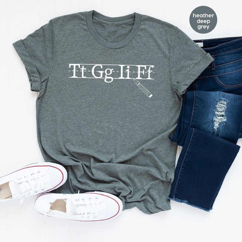 Funny Teacher Shirt, Black Board Shirt, Tt Gg Ii Ff Teacher Shirt, Shirt For Teachers, Teaching Shirt, Teacher Gifts, Kindergarten Shirt - 1.jpg
