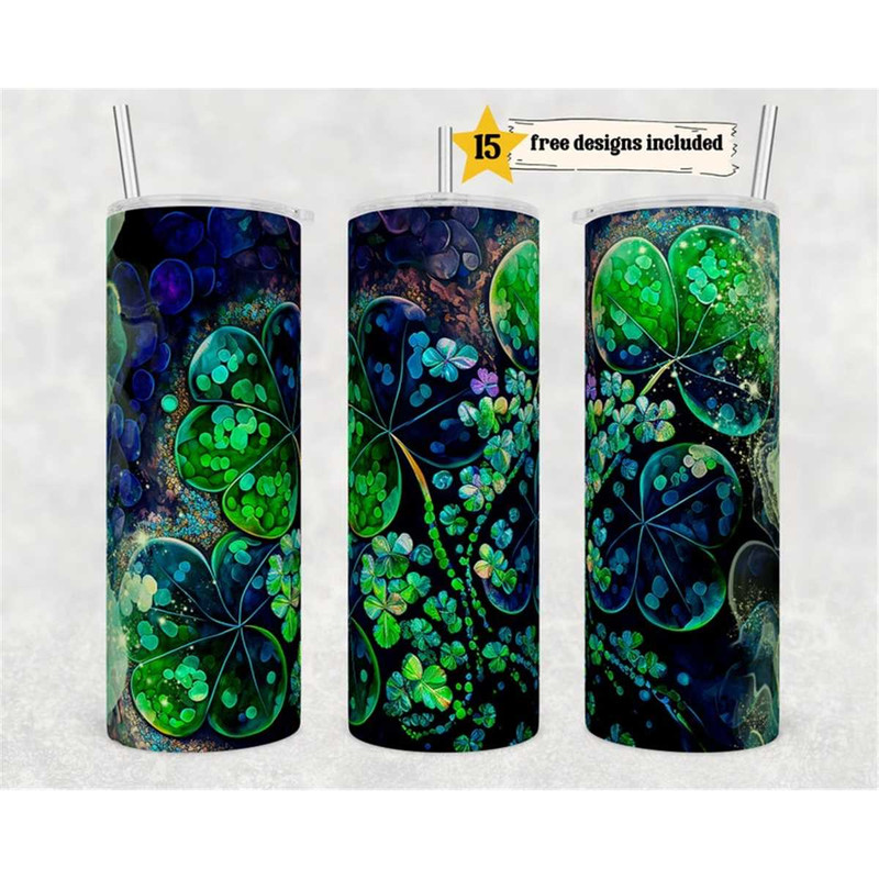 MR-156202341031-st-patricks-day-alcohol-ink-shamrocks-20-oz-skinny-tumbler-image-1.jpg