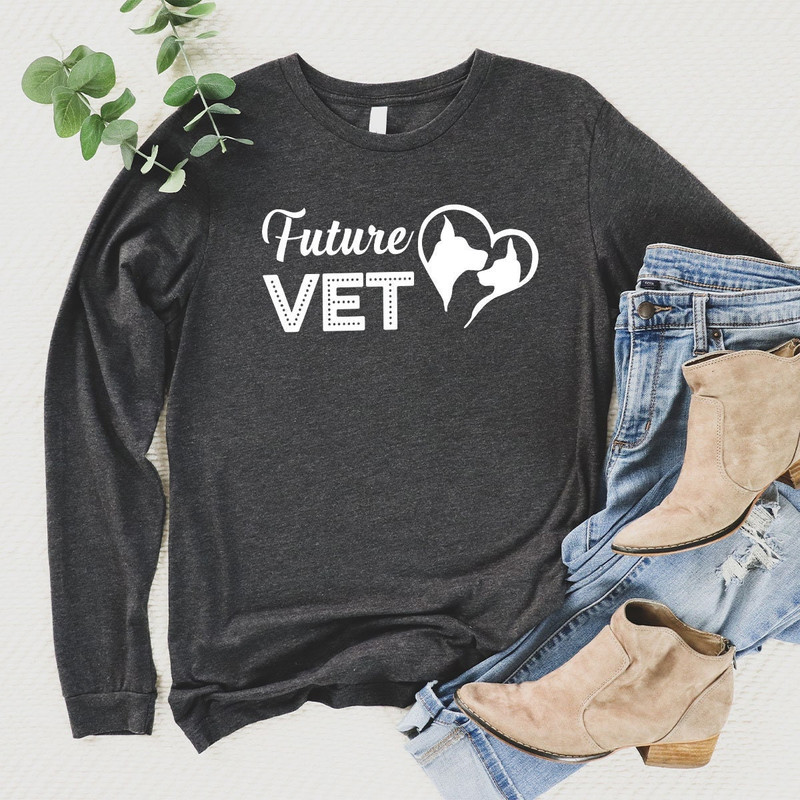 Future Vet Sweatshirt, Veterinary Student Long Sleeve Shirts, Veterinarian Hoodie, Vet Graduation Gift, Vet Tech Week Gifts, Vet Graphic Tee - 1.jpg