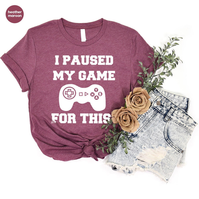 Gamer T-Shirt, Sarcastic Gamer Shirt, Funny Crewneck Sweatshirt,Gamer Gifts, Gamer Son Shirt, Gift for Boyfirend, Gift for Him - 3.jpg