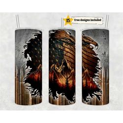 veteran tumbler png, military tumbler, rustic american flag tumbler png, rustic flag wrap, tumbler sublimation designs f
