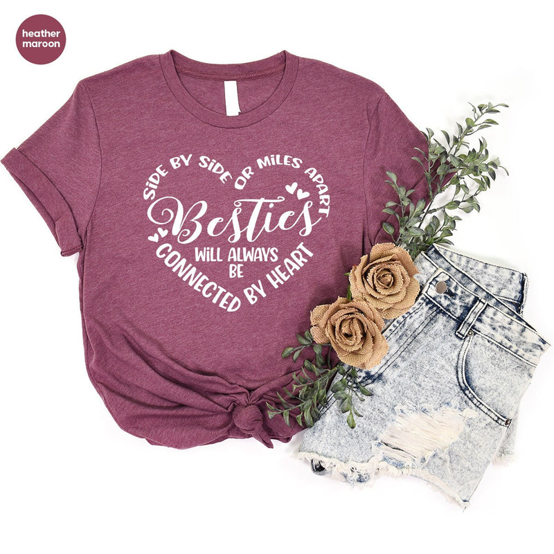Gift for Best Friends, Bestie T-Shirt, Besties Matching Shirt, Sisters T-Shirt, Best Friends Shirt, Shirt for Besties, Gift for Her - 5.jpg