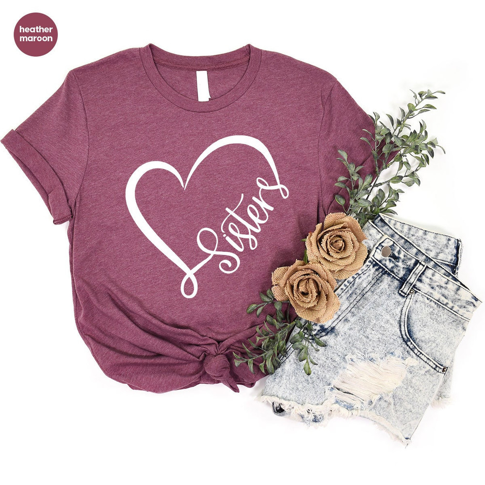 Gift for Sister, Little Sister Shirt, Big Sister Shirt, Sibling Graphic Tees, Sister Gift, Cute Sister Shirts, Gift for Her - 5.jpg