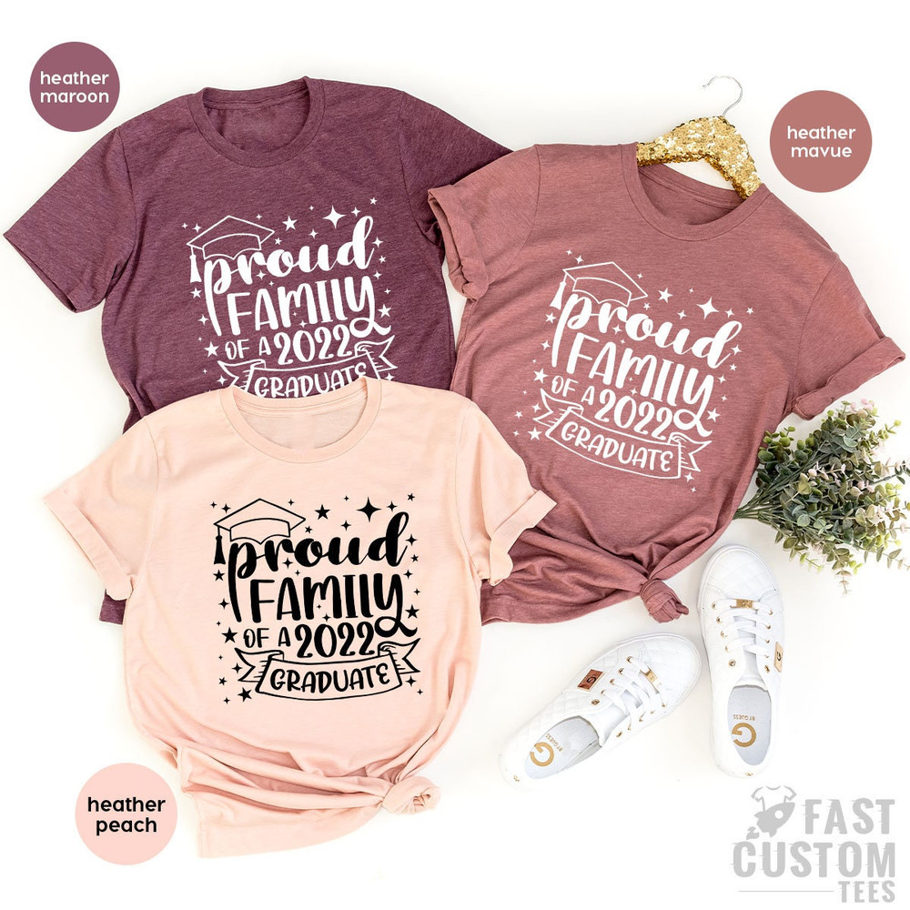 Graduation Family Shirt, Family Matching Shirt For Graduation, Shirts For Graduate Family, Proud Family Of A 2023 Graduate, Funny Graduation - 3.jpg