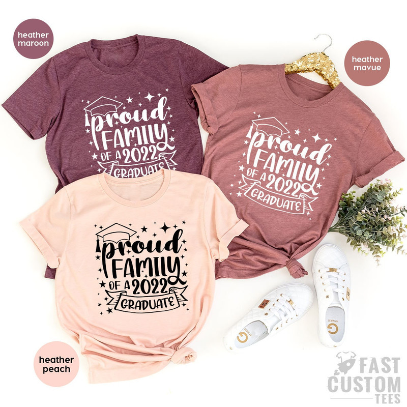 Graduation Family Shirt, Family Matching Shirt For Graduation, Shirts For Graduate Family, Proud Family Of A 2023 Graduate, Funny Graduation - 3.jpg