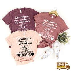 grandma and grandson shirt, grandma gift from grandson, grandma t-shirt, grandma shirt, grandma mother's day gift, grand