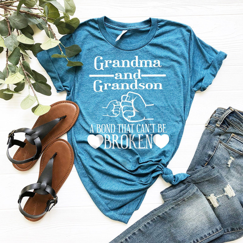 Grandma And Grandson Shirt, Grandma Gift From Grandson, Grandma T-Shirt, Grandma Shirt, Grandma Mother's Day Gift, Grandparent Gift Shirt - 7.jpg