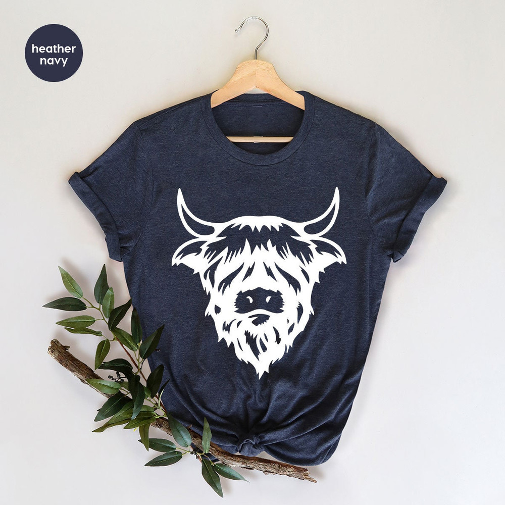 Graphic Tees, Bull Shirt, Bull Crewneck Sweatshirt, Animal Figure T-Shirt, Animal Tee, Western Shirt, Gift for Her, Gift For Him, Farm Shirt - 6.jpg