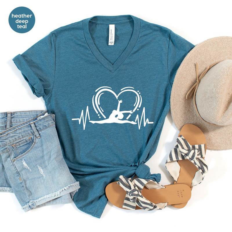 Gymnastics Shirt, Gymnastic Graphic Tees, Gymnastics Birthday T-Shirt, Gymnastic Gifts, Gymnastics Mom Shirt, Sports Clothes, Gift for Her - 4.jpg