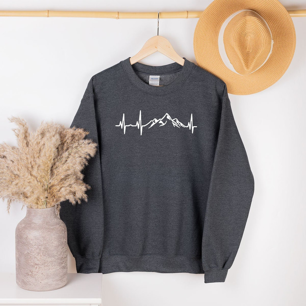 Hiking Sweatshirt, Mountains Sweatshirt, Nature Lover Sweatshirt, Outdoor Long Shirt, Hiking Camping Long Shirt, Adventure Sweatshirt - 1.jpg