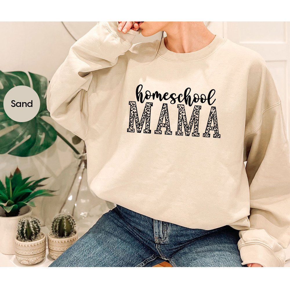 Homeschool Mom Shirt, Mothers Day Gift, Mothers Day Shirt, Homeschool Mom Gift, Leopard Print Mama Outfit, Gifts for Mom, Home School Shirt - 7.jpg