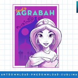 disney aladdin princess jasmine travel to agrabah t-shirt png, sublimate, digital print