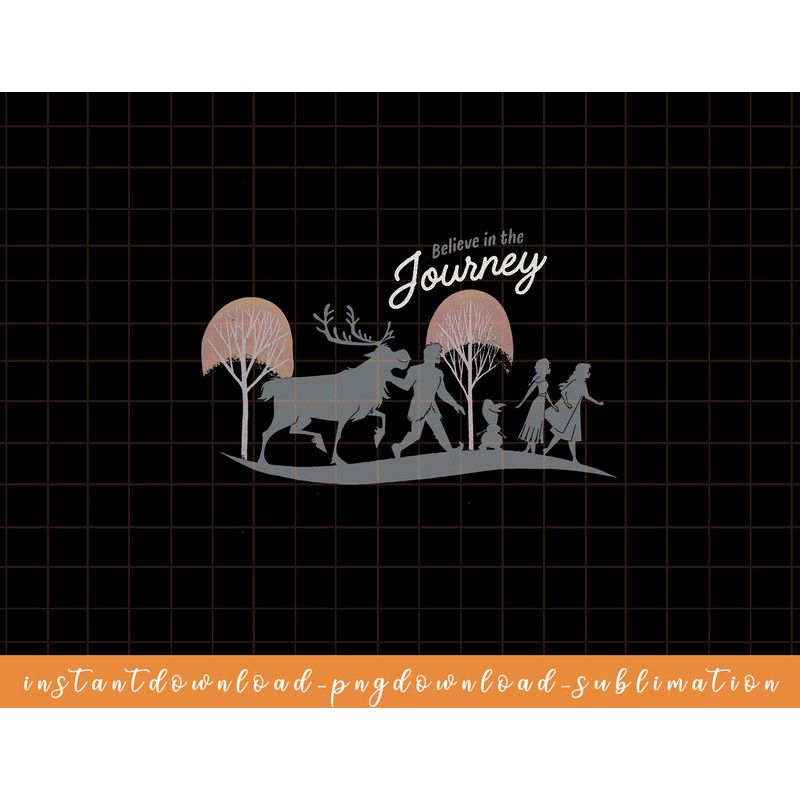 Disney Frozen 2 Believe In The Journey Group Silhouettes png, sublimate, digital download.jpg