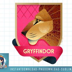 harry potter deathly hallows 2 gryffindor lion logo png, sublimate, digital download