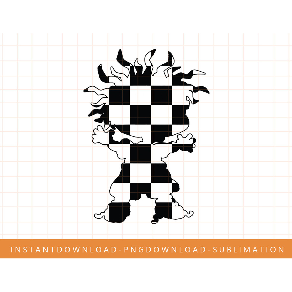 Rugrats Chuckie Checkerboard Fill In png, sublimate, digital print.jpg