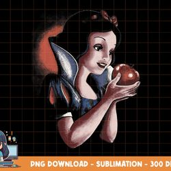 disney snow white distressed apple portrait png, sublimation, digital print