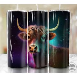 baby highland cow 20oz sublimation tumbler designs
