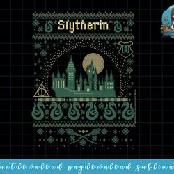 harry potter christmas slytherin ugly sweater png, sublimate, digital download