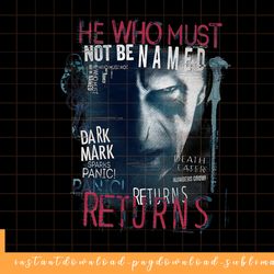 harry potter deathly hallows 2 lord voldemort quote poster png, sublimate, digital download