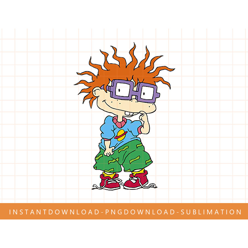 Rugrats Chuckie Finster Center Icon png, sublimate, digital print.jpg