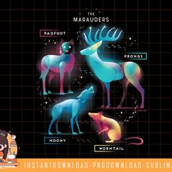 harry potter deathly hallows 2 the marauders glowing poster png, sublimate, digital download