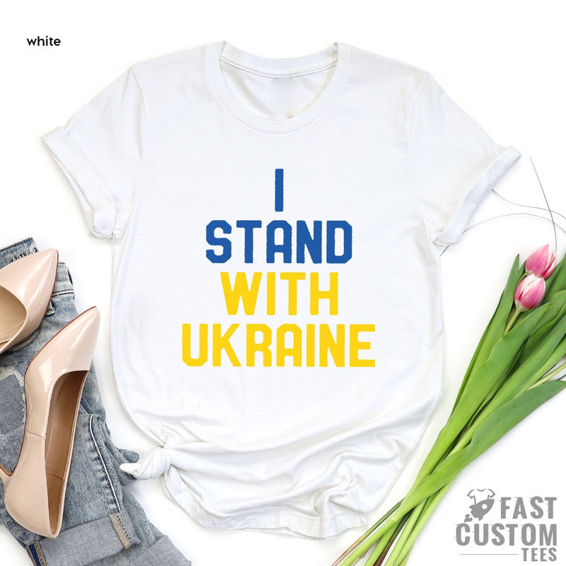 I Stand with Ukraine T-shirt, Pray for Ukraine Shirt, Support Ukraine Shirt, Pray For Ukraine Shirt, Ukraine Peace Shirt, Stop The War Shirt - 2.jpg