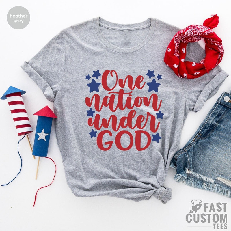 Independence Day, Patriotic Shirt, One Nation Under God, 4th Of July Shirt, America Shirt, USA Shirt, Fourth Of July Shirt, 4th Of July Tank - 1.jpg
