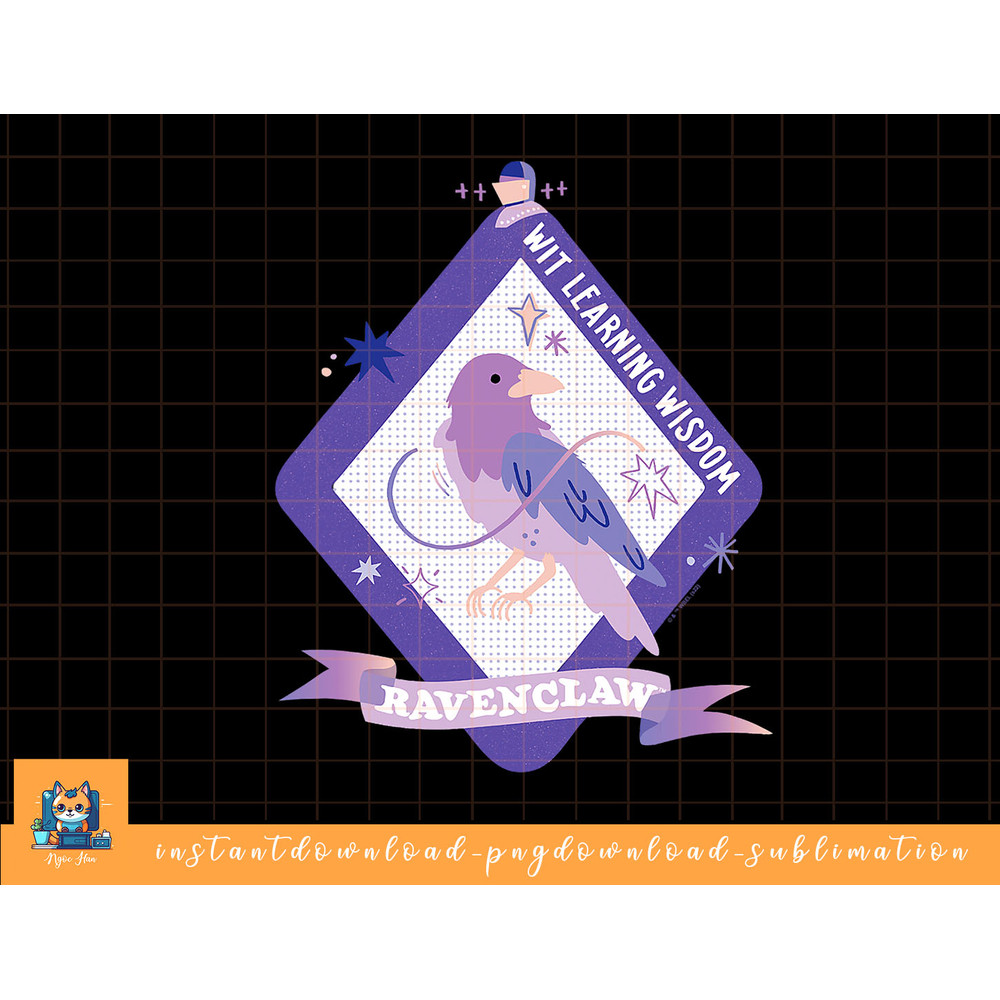 Harry Potter Deathly Hallows 2 Ravenclaw Grid Logo png, sublimate, digital download.jpg