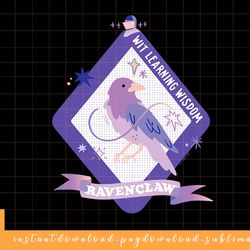 harry potter deathly hallows 2 ravenclaw grid logo png, sublimate, digital download