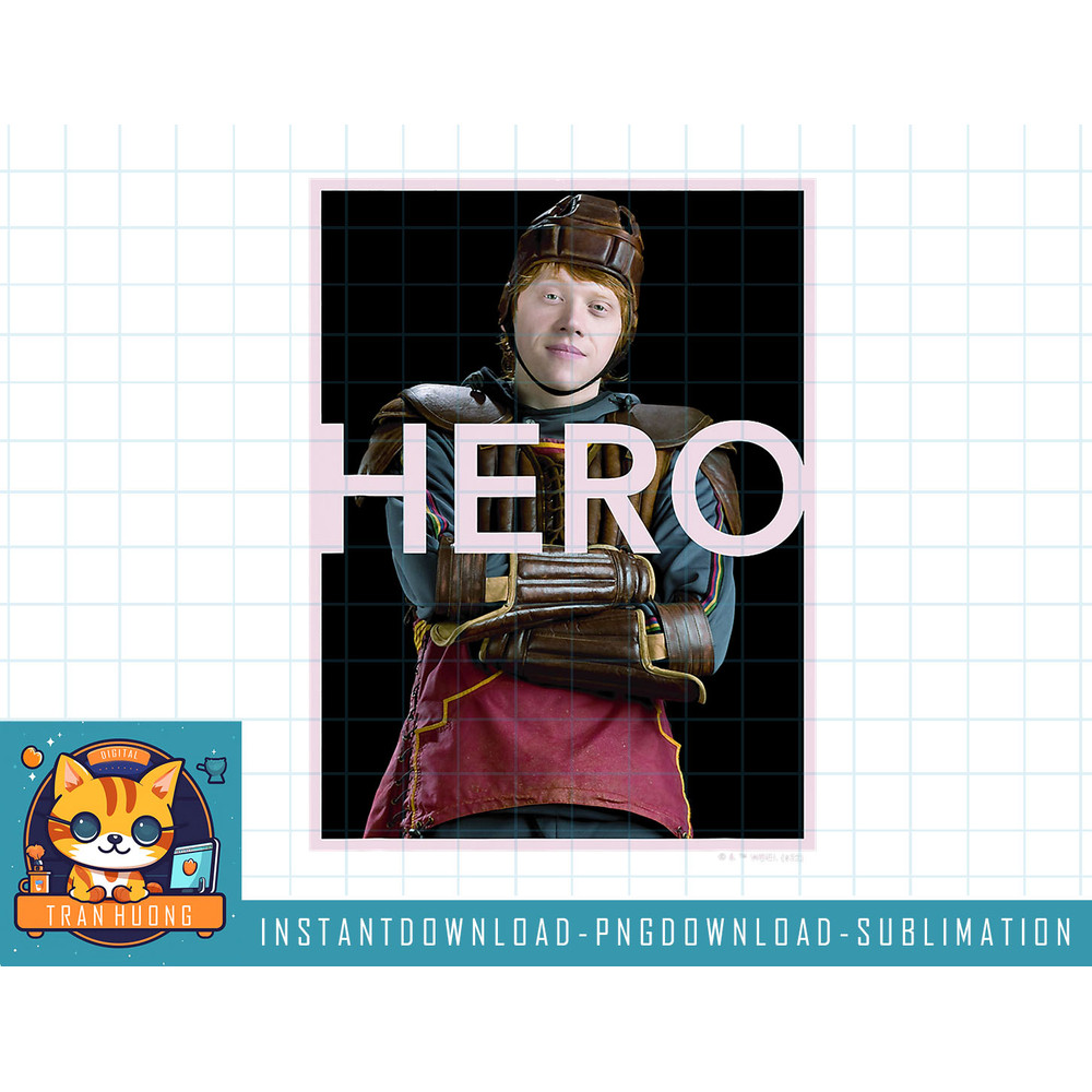 Harry Potter Deathly Hallows 2 Ron Weasley Hero Poster png, sublimate, digital download.jpg