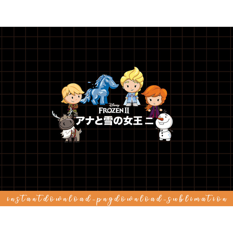Disney Frozen 2 Character Panels Japanese png, sublimate, digital download.jpg