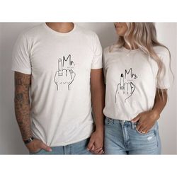 mr & mrs bride groom hoodie, bride wedding sweatshirt, bride groom gift, bridal shower gift, husband and wife gift, coup