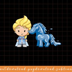 disney frozen 2 chibi art elsa and the nokk png, sublimate, digital download