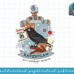 harry potter deathly hallows 2 wise ravenclaw badge png, sublimate, digital download
