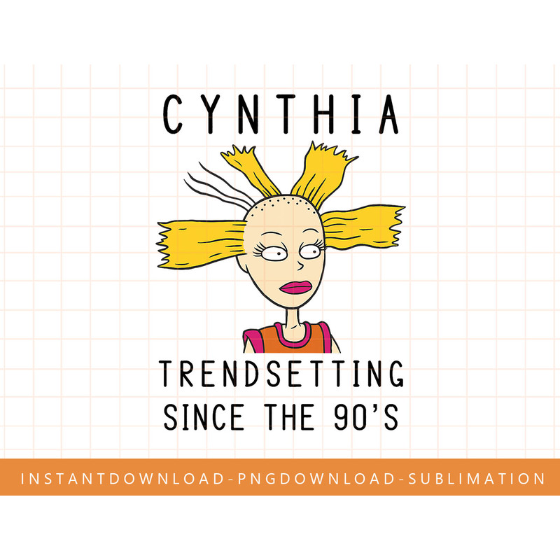 Rugrats Cynthia Trendsetting Since The 90 s png, sublimate, digital print.jpg