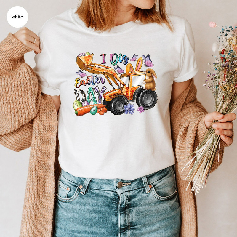 Kids Easter Shirt, Happy Easter Day T-Shirt, Easter Clothing, Easter Graphic Tees, Easter Gifts, Easter Eggs Shirt, Gifts for Him - 6.jpg