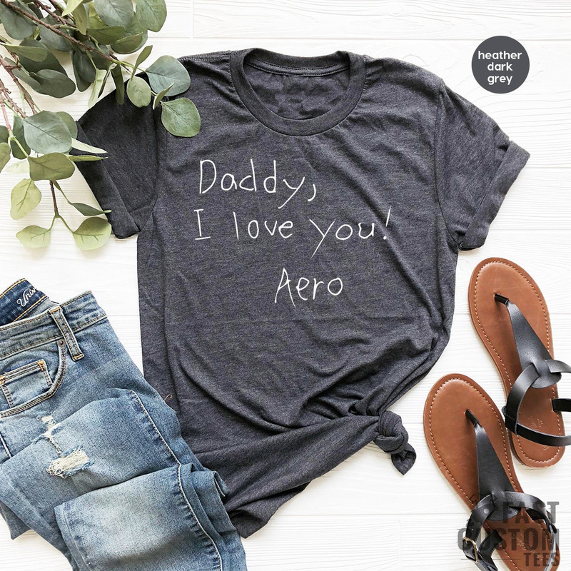 Kids Handwriting Shirt, Personal Handwriting Shirt, Custom Text Tee, Custom T Shirt, Personalized TShirt, Custom Writing Shirt, Custom Gift - 3.jpg