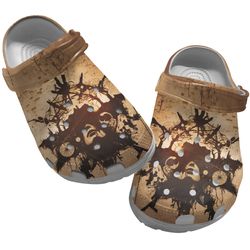 resident evil crocs, resident evil sandals, game crocs, game sandals, resident evil clog shoes unisex, game clog shoes
