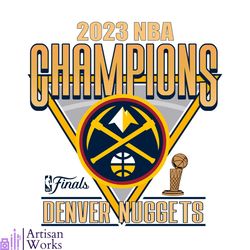 vintage 2023 nba denver nuggets championship svg digital files