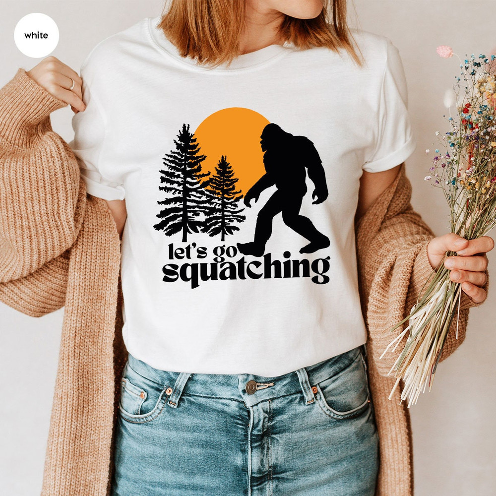 Let's Go Squatching Tshirts for Camping Gift, Funny Hide Outdoor Shirts, Adventure Seek Funny Foot Tshirt, Family Jogging Shirt for Camp - 5.jpg
