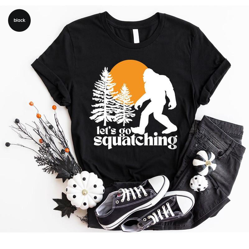 Let's Go Squatching Tshirts for Camping Gift, Funny Hide Outdoor Shirts, Adventure Seek Funny Foot Tshirt, Family Jogging Shirt for Camp - 6.jpg