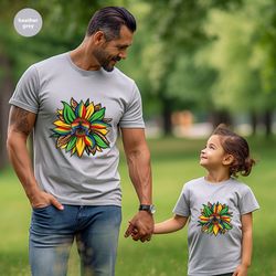 lgbtq awareness shirt, lesbian gifts, floral lgbt t-shirts, leopard print outfit, trans clothing, gay vneck shirt, pride