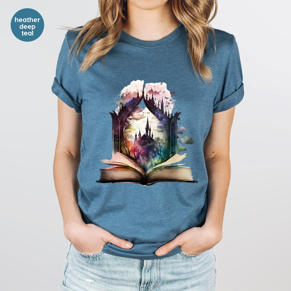 Library Vneck Shirt, Teacher Shirt, Librarian Shirts, Book Shirt, Reading Graphic Tees, Book Gifts, Shirt for Women, Librarian Outfit - 2.jpg