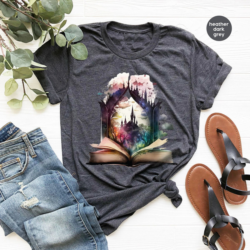 Library Vneck Shirt, Teacher Shirt, Librarian Shirts, Book Shirt, Reading Graphic Tees, Book Gifts, Shirt for Women, Librarian Outfit - 4.jpg