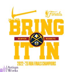 denver nuggets nba finals champions bring it in svg cricut file