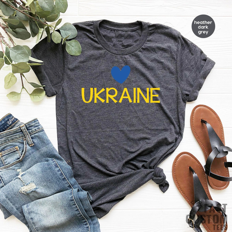Love Ukraine Shirt, Stand With Ukraine T-shirt, Pray For Ukraine Shirt, Ukraine Peace Shirt, Stop The War Shirt, Support Ukraine Tee - 4.jpg