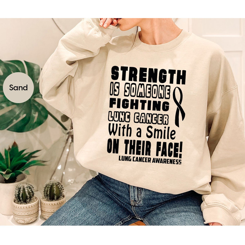 Lung Cancer Awareness T-Shirt, Cancer Warrior Shirt, Lung Cancer Survivor Shirt, Cancer Gifts, Cancer Ribbon Tee, Cancer Support Shirt - 7.jpg