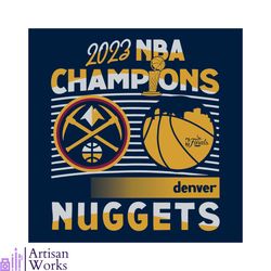 nuggets nba champ ball city logo svg graphic design file
