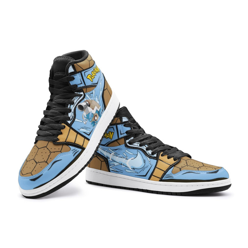Blastoise Pokemon JD1 Shoes, Blastoise Pokemon Jordan 1 Shoes, Pokemon Shoes, Blastoise Sneaker, Blastoise Pokemon Shoes