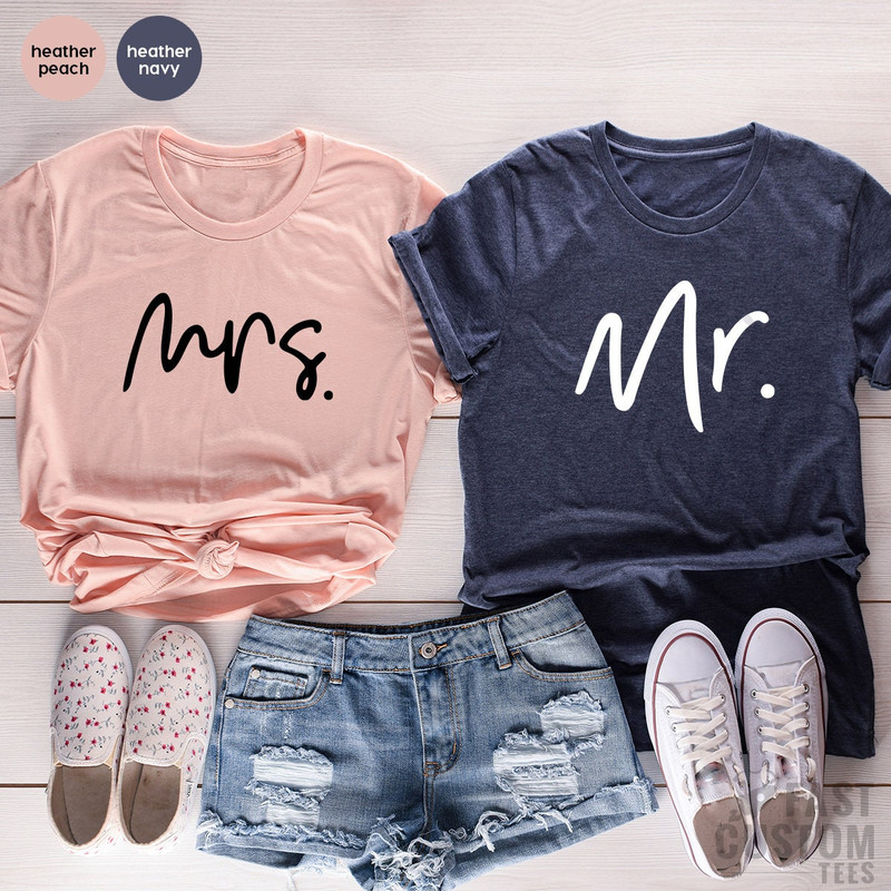 Matching Couple Outfit, Couples Shirts, Valentines Day T Shirt, Mr And Mrs Shirt, His and Hers, Anniversary T-Shirt, Wedding Gifts - 1.jpg